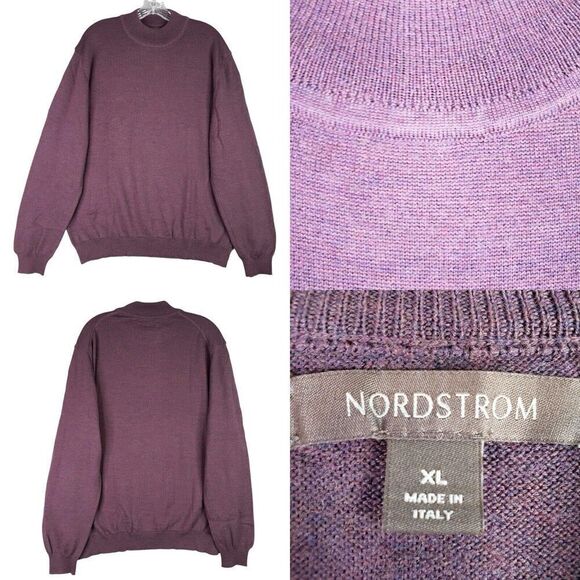 Nordstrom Sweaters - Nordstrom Turtleneck Sweater Womens Size XL Purple Long Sleeve